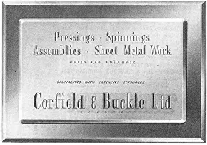 Corfield: Corfield & Buckle : Aircraft Sheet Metal & Engineering Work