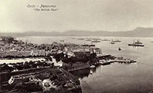 Corfu - Greece - The British Fleet in the harbour