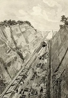 Literally: Corinth Canal Works