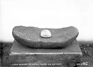 Corn: Corn Rubber Or Saddle Quern, Co. Antrim