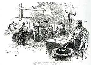 Printer: A corner of the Black Shop