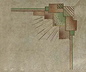 Rectangles: Corner design, SMB wallpaper sample book
