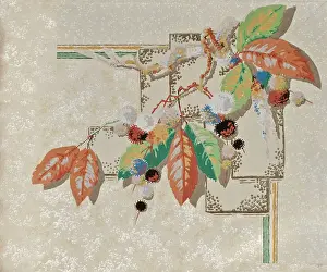 Rectangles: Corner design, SMB wallpaper sample book