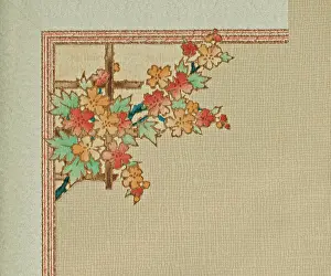 Pastels: Corner design, SMB wallpaper sample book