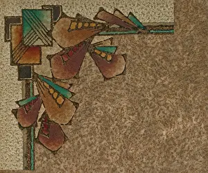 Triangles: Corner design, SMB wallpaper sample book
