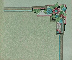 Rectangles: Corner design, SMB wallpaper sample book