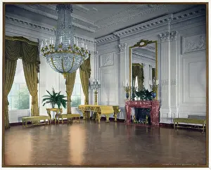 C1904: A corner of the East Room, White House