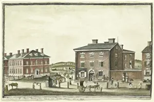 Neuville: The corner of F Street in Washington DC, in