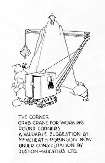 Complicated: The Corner Grab Crane by Heath Robinson