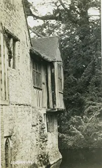 Mote: Corner of Ightham Mote, Kent