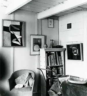 Bookcase: Corner of Victor Pasmore's studio
