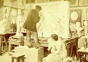 Edouard: A Corner of the Workshop, by Edouard Joseph Dantan