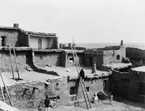 Zuni: A CORNER OF ZUNI, by Edward S. Curtis, 1903