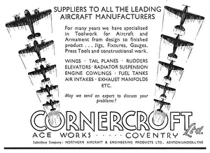 Cornercroft: Cornercroft ACE Aircraft Sheet Metal Work