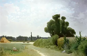 Cornfield: The Cornfields in Summer, by Henri Taurel