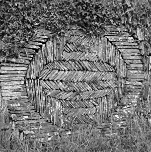 Slates: Cornish dry stone wall