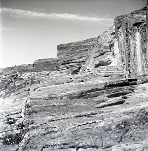 Strata: Cornish rock face
