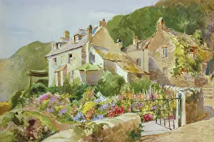 Cottage Garden: Cornish Village - with cottage garden
