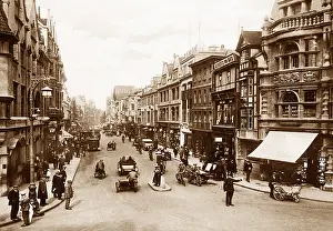 Cornmarket: Cornmarket, Oxford, early 1900s