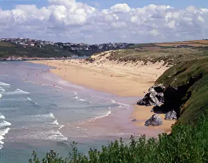 Crantock: Cornwall, England - The Beach at Crantock