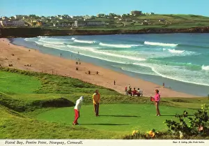 Clifftop: Cornwall, England - Fistral Bay, Pentire Point, Newquay