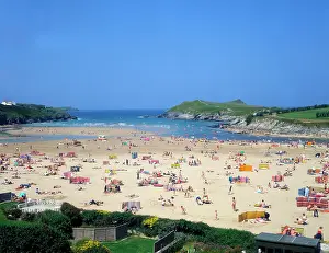 Porth: Cornwall, England - Porth Beach, Newquay