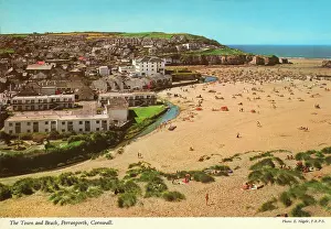 Perranporth: Cornwall, England - The Town and Beach, Perranporth