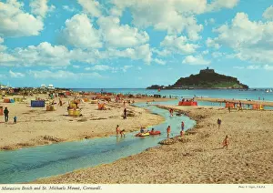 Marazion: Cornwall - Marazion Beach and St. Michael's Mount