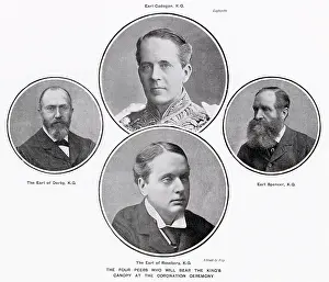 Feb23: Coronation 1902 - Bearers of King's canopy