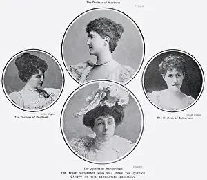Coronation 1902 - Bearers of Queen's canopy