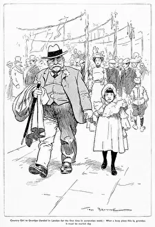 Naive: Coronation 1902 - cartoon by Tom Browne