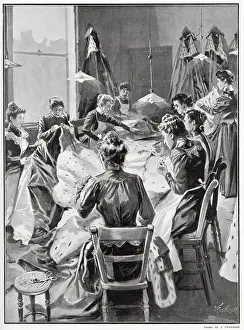 Workroom: Coronation 1902 - making robes for peers