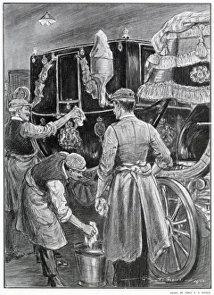 Landau: Coronation 1902 - preparing the state landau