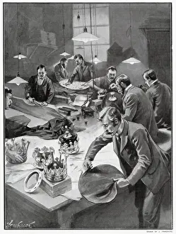 Workroom: Coronation 1902 - Trimming the Peers Coronets