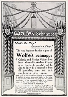 Schnapps: Coronation 1911 - Wolfe's Schnapps