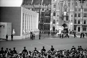 Temporary: Coronation. Abbey entrance and reception