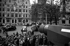 Cameras: Coronation. BBC camera opposite Abbey entrance