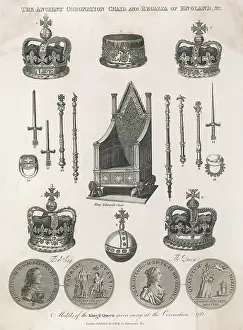 Coronations: Coronation Chair & Regalia of England