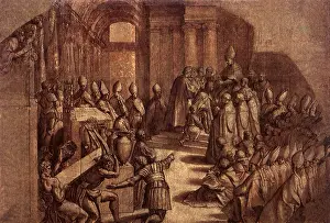 1517: The Coronation of Charlemagne, by Raphael