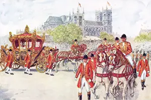 Footmen: Coronation coach 1937 for George VI