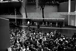 Attendants: Coronation. Coverway alongside the abbey