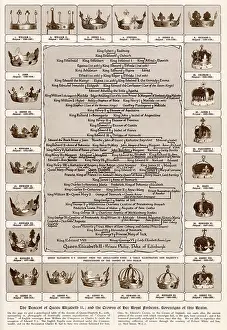 Predecessors: Coronation Crowns of Royal Forbears