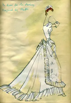 Baroness: Coronation dress, designed by Mattli
