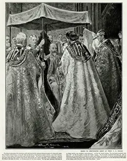 Anointing: Coronation of Edward VII ceremony of atonement