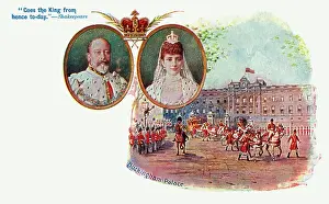 Hence: Coronation of Edward VII - Commemorative postcard