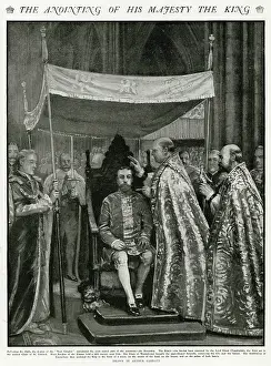 Anointing: Coronation of George V ceremony of atonement