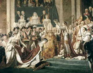Josephe: The Coronation of Napoleon (detail), by Jacques-Louis David