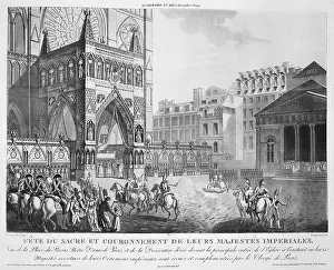 Josephine: Coronation of Napoleon I, 2 December 1804. Arrival