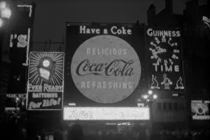 Terence Gallacher: Coronation. Piccadilly Circus at Night