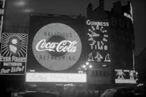 Terence Gallacher: Coronation. Piccadilly Circus at Night